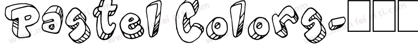 Pastel Colors字体转换
